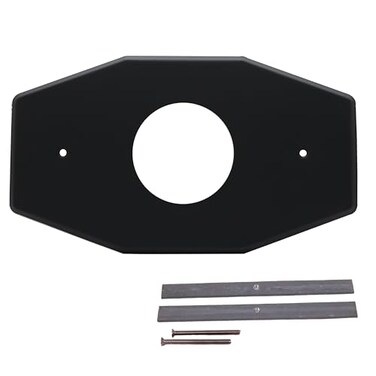 Westbrass OneHole Remodel Plate for Mixet Matte Black D50362 13 in