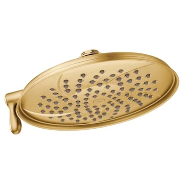 Moen Isabel Brushed Gold 8 EcoPerformance TwoFunction Showerhead with Immersion Technology S1311EPBG