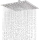 Xixitaihao High Pressure Rain Shower Head 304 Stainless Steel Large Rainfall Showerhead for Bathroom Easy to Install Awesome Shower Experience Square 12 inch