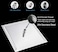 Xixitaihao High Pressure Rain Shower Head 304 Stainless Steel Large Rainfall Showerhead for Bathroom Easy to Install Awesome Shower Experience Square 12 inch