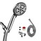 Iopsk 10 Spray Shower Head with HandheldHigh Pressure shower heads with Handheld Spray ComboHand Held Shower Head with 60 Inch Long Hose Chrome