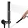 Heyalan Brass 2 in1 Function Handheld Spray Hand Shower High Pressure Handheld Sprinklert Shower Wand with Shower Hose and Adjustable Hand Shower Holder Matte Black