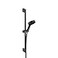 hansgrohe Pulsify S 1Spray Handshower with Slide Bar and Hose PowderRain IntenseRain Pulsating Massage in Matte Black 24161671