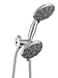 Ana Bath 5Inch AntiClog High Pressure 3Way LARGE Dual Shower Head with Handheld Spray 5Spray SettingBRASS CONNECTOR5 Ft Stainless Steel HoseAll Chrome SS5450CCP