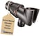 HammerHead Showers Solid Metal Handheld Showerhead Holder Adjustable Wand Holder with Universal Wall Hook Bracket and Brass Pivot Ball Oil Rubbed Bronze