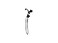 KOHLER 23218BL Awaken 2in1 Multifunction Shower Combo Kit Rotating Showerhead and Handshower Set 25 GPM Matte Black