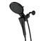 Moen Verso Round Rain Showerhead and Handshower Combination with Infiniti Dial and Magnetix Docking 60 Hose Matte Black 220C2EPBL