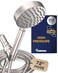 HammerHead Showers Solid Metal LOW FLOW Handheld Shower Head with Hose and Brass Holder BRUSHED NICKEL Water Saving 175 GPM Detachable Shower Head Adjustable Shower Wand Bracket 6ft Hose