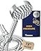 HammerHead Showers Solid Metal LOW FLOW Handheld Shower Head with Hose and Brass Holder CHROME Water Saving 175 GPM Detachable Shower Head Adjustable Shower Wand Bracket 6ft Hose