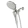 Moen Verso Brushed Nickel EightFunction 7 Wide Spray Shower Head and Detachable Handshower Combo with 72 Hose 220C3BN