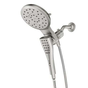 Moen Verso Brushed Nickel EightFunction 7 Wide Spray Shower Head and Detachable Handshower Combo with 72 Hose 220C3BN