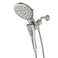 Moen Verso Brushed Nickel EcoPerformance EightFunction 7Inch Round Shower Spray Head with Handshower and 72Inch Hose 220C3EPBN