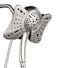 GRICH 25GPM Shower Head with Handheld Spray Combo 2 in 1 Rainfall Shower Heads high pressure Handheld Shower Head 9 Spray ModesSettings Detachable Shower Head with 60 Inch Hose Nickel