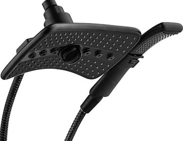 BRIGHT SHOWERS High Pressure Dual Shower Head Combo Oil Rubbed Bronze Rainfall Showerhead with Detachable Handheld 60 Stainless Steel Hose Four Spray Settings