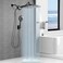 Jafeton 122 Premium Rainfall Shower Head with Handheld Combo Large Rain Overhead Showerhead 4 Water Spray Handheld Modes Adjustable Dual Showerheads AntiClog Nozzles Airin Tech