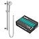 AULEEND Shower Slide Bar Handheld Shower Head with Hose 5Function Hand Shower with Wall Mountshower slide baradjustable height shower head Around Brushed Nickel