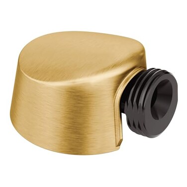 Moen Brushed Gold Round Drop Ell Handheld Shower Wall Connector A725BG