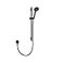 hansgrohe Vernis Blend 11inch 3Spray Handshower with Slide Bar and Hose Rain IntenseRain Handheld Shower Head System in Matte Black 04969670