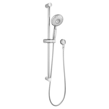 American Standard 1660774002 Spectra Plus Handheld Shower Head with Slide Bar Kit 18 GPM Polished Chrome