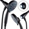 AquaCare Magneton HighPressure 8mode Handheld Shower Head with Magnetic Guidance Docking System 2 Magnetic Brackets 5 inch Face Hygienic Jets 6 ft Stainless Steel HoseORB Finish