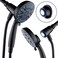 AquaCare Magneton HighPressure 8mode Handheld Shower Head with Magnetic Guidance Docking System 2 Magnetic Brackets 5 inch Face Hygienic Jets 6 ft Stainless Steel HoseORB Finish