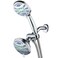 AquaStar Elite 3in1 HighPressure 48mode Spa Shower Head Combo with AntiClog Jets for More Power Less Cleaning ExtraLong 5 ft Stainless Steel Hose All Chrome Finish