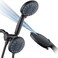 Hotel Spa AquaCare AsSeenOnTV High Pressure 48setting Rain Handheld 3way Shower Head Combo Anticlog NozzlesTub Tile Pet Power WashExtra Long 6 ft HoseMatte Black Finish