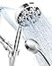 BOWGER Shower Head with Handheld High Pressure MultiFunction 7 modes Builtin Power Wash to Clear Tub Tile Pets 5 High Flow Hand Held Rain Showerhead with Extra Long Hose and Adjustable Bracket