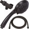 Aqua Elegante Luxury Handheld Shower Kit 6 Function High Pressure Removable Hand Held Showerhead with Hose and Mount Easy Install for Boosting Low Water Flow Baths 18 GPM OilRubbed Bronze
