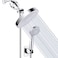 Taiker Filtered Shower Head High Pressure Rainfall Shower HeadHandheld Shower Filter Combo Luxury Modern Chrome Plated with 60 Hose Antileak with Holder Silver