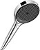 hansgrohe Rainfinity Rain 5inch Modern Handheld Shower Head 3Spray PowderRain Intense PowderRain MonoRain in Chrome 26864001