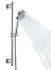 KES Adjustable Shower Head with Slide Bar Handheld Shower Head Holder 5 Function with Extra Long Hose System Set Wall Mount 188 Stainless Steel Polished Finish F204PSC1