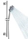 KES Adjustable Shower Head with Slide Bar Handheld Shower Head Holder 5 Function with Extra Long Hose System Set Wall Mount 188 Stainless Steel Polished Finish F204PSC1