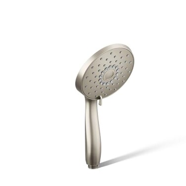 KOHLER K22165BN Forte 25 GPM Multifunction Handshower Shower Head with Handheld High Pressure Katalyst AirInduction Powerful Spray Vibrant Brushed Nickel