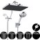 Hibbent cUPC High Pressure 13 Dual Shower Head Combo with 10mode Handheld Spray Upgraded Rainfall 5spray Shower Head 12 Adjustable Extension Arm 71 Hose Showerhead Holder Chrome