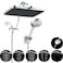 Hibbent cUPC High Pressure 13 Dual Shower Head Combo with 10mode Handheld Spray Upgraded Rainfall 5spray Shower Head 12 Adjustable Extension Arm 71 Hose Showerhead Holder Chrome