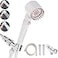 xianshengle Shower Head with Handheld Shower Heads High Pressure High Flow Even with Low Water PressureHand Held Showerhead Set3 Modes Filtered Showerhead with 59Replacement HoseBracketCotton Filters