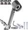 xianshengle Shower Head with Handheld Shower Heads High Pressure High Flow Even with Low Water PressureHand Held Showerhead Set3 Modes Filtered Showerhead with 59Replacement HoseBracketCotton Filters