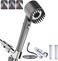 xianshengle Shower Head with Handheld Shower Heads High Pressure High Flow Even with Low Water PressureHand Held Showerhead Set3 Modes Filtered Showerhead with 59Replacement HoseBracketCotton Filters