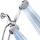 AquaDance Total Chrome Premium High Pressure 48setting 3Way Combo for The Best of Both Worlds Enjoy Luxurious 6setting Rain Shower Head and 6Setting Hand Held Shower Separately or Together