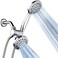 AquaDance Total Chrome Premium High Pressure 48setting 3Way Combo for The Best of Both Worlds Enjoy Luxurious 6setting Rain Shower Head and 6Setting Hand Held Shower Separately or Together