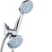AquaDance AntimicrobialAntiClog HighPressure 30setting Shower Combo by with Microban Nozzle Protection from Growth of Mold Mildew Bacteria for Stronger Shower Aqua Blue