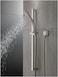 Delta Faucet 3Spray H2Okinetic Slide Bar Hand Held Shower with Hose Black Handheld Shower Head Slide Bar Hand Shower Handheld Shower Detachable Shower Head Matte Black 51799BL