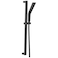 Delta Faucet 3Spray H2Okinetic Slide Bar Hand Held Shower with Hose Black Handheld Shower Head Slide Bar Hand Shower Handheld Shower Detachable Shower Head Matte Black 51799BL