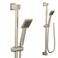 Moen 90 Degree Brushed Nickel Modern EcoPerformance Handshower Handheld Shower with 30Inch Slide Bar and 69Inch Metal Hose S3879EPBN