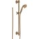 Delta Faucet 3Spray H2Okinetic Slide Bar Hand Held Shower with Hose Champagne Bronze 51308CZ