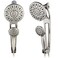 AquaDance HighPressure 48Mode 3Way Shower Spa Combo with Adjustable 18Inch Extension Arm Brushed Nickel