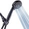 AquaDance High Pressure 6Setting Oil Rubbed Bronze Handheld Shower Head with Stainless Steel Hose Officially Independently Tested to Meet Strict US Quality Performance Standards