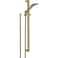 Delta Faucet Dryden SingleSpray TouchClean WallMount Slide Bar Hand Held Shower with Hose Champagne Bronze 57051CZ