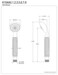 Kingston Brass K104A2 Metropolitan Metro Hand Shower 818Inch Polished Brass